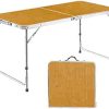 Amazon | DesertFox アウトドア 折りたたみ テーブル 高さ3段階調整可能120×60×(55-62